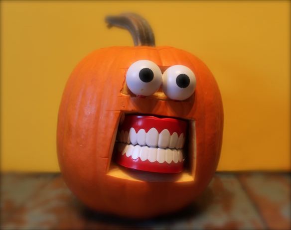 Pumpkin with dentures from Oh Montreal blog