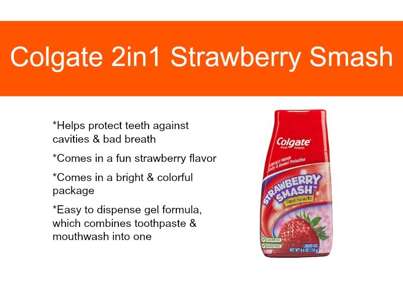 Colgate 2in1 Strawberry Smash
