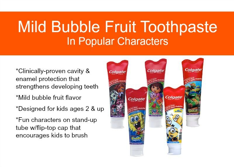 Mild Bubble Fruit Toothpaste